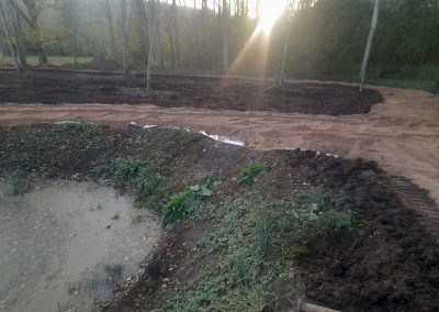verreman services braine 61 creation d etang et chemin de promenade