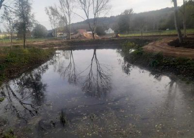 verreman services braine 62 creation d etang et chemin de promenade